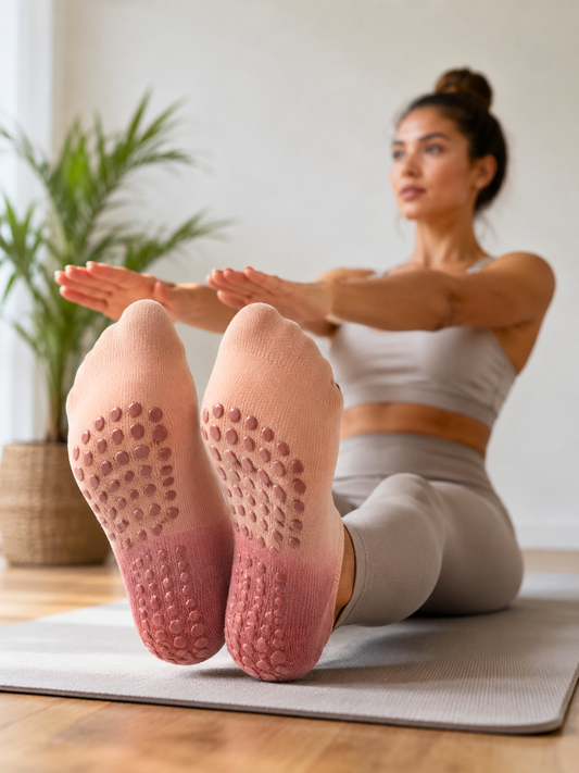 Confort et adhérence : les essentiels des chaussettes Pilates