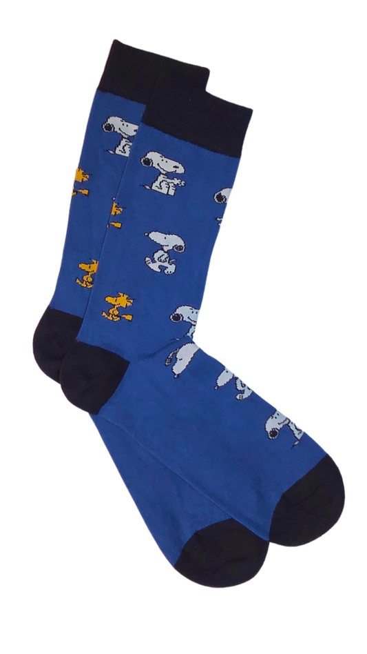Chaussettes Snoopy Bleu et noir