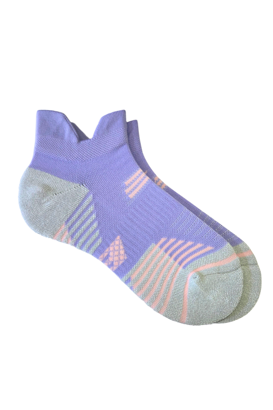 Chaussettes sport design moderne violet