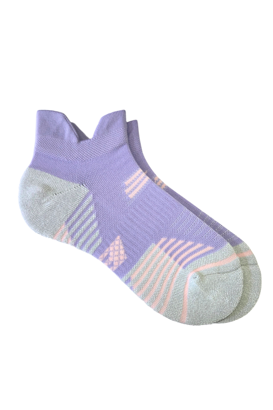 Chaussettes sport design moderne violet