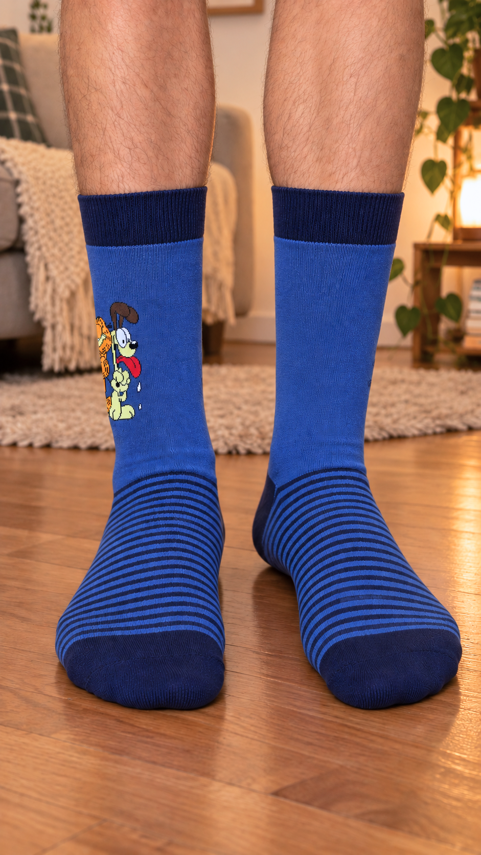 Chaussettes Garfield et Odie